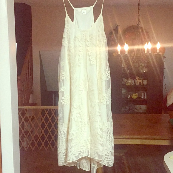 BNWOT Sexy Miami (L) Lace Mini Dress - Picture 1 of 5